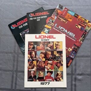 Lionel Toy Fair Catalog Collection, Lot of 4